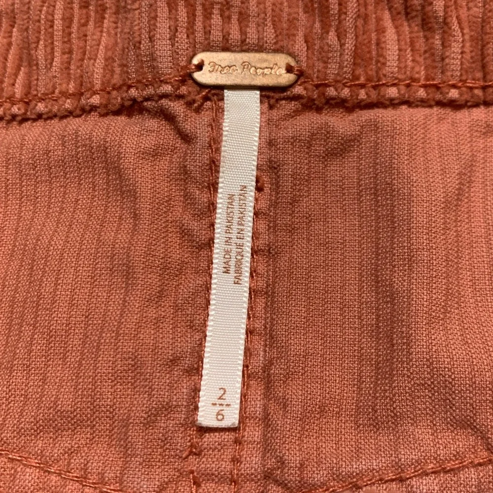 Free People Ray Myrrh Corduroy button down skirt. Size 2.